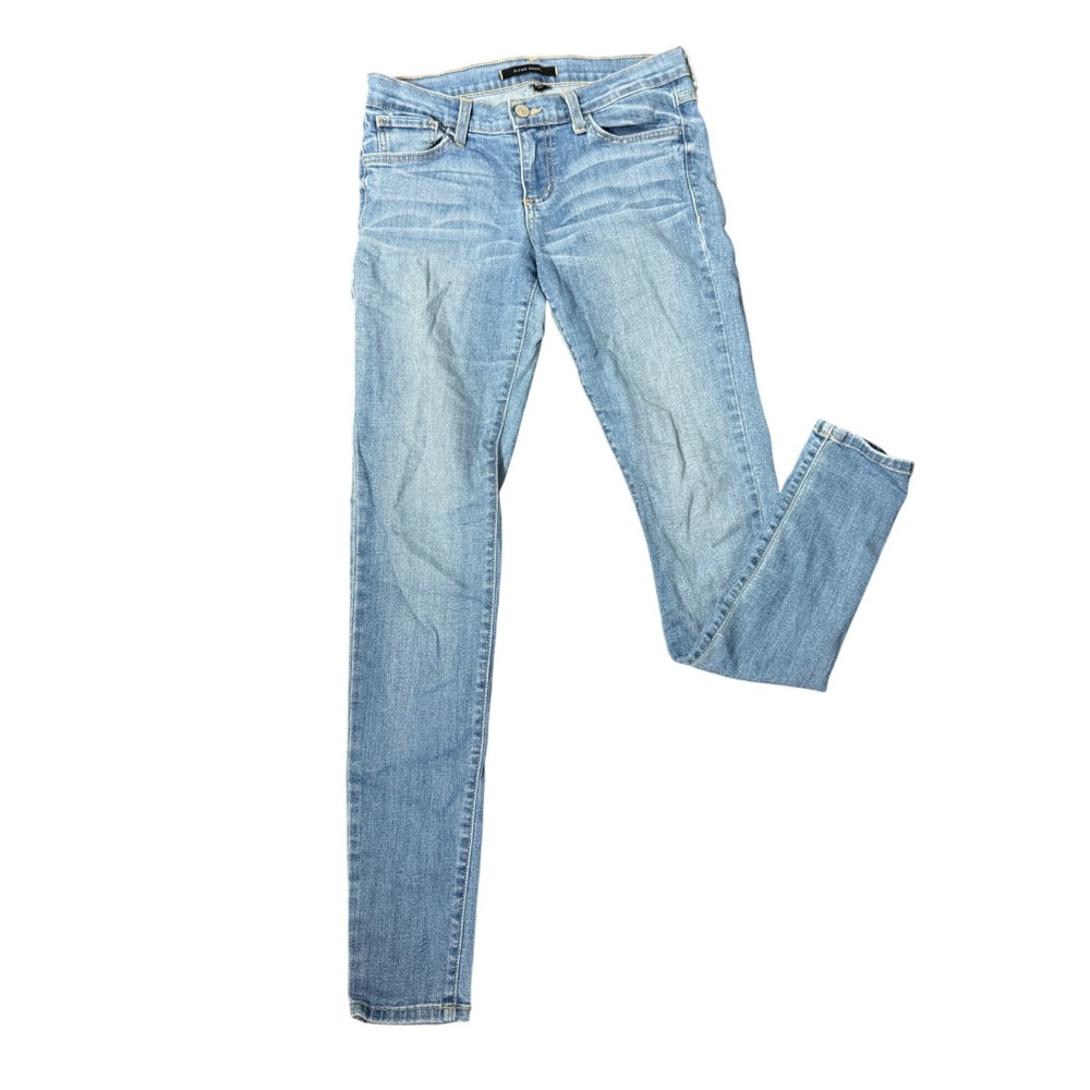 Flying Monkey Low Rise Skinny Jeans 27 Blue Excellent Stretch Denim L7424M